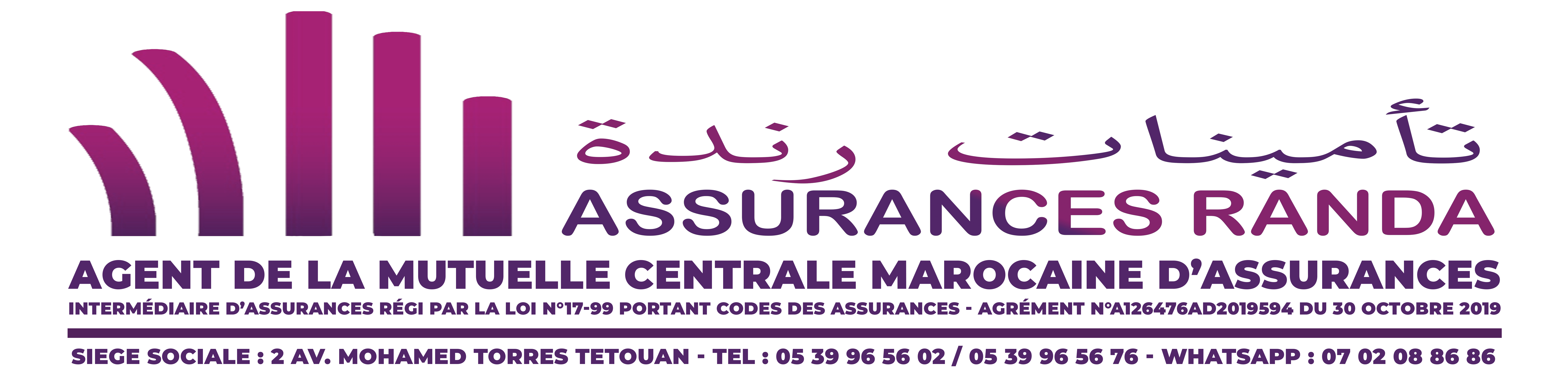 Assurances RANDA — Agent de la Mutuelle Centrale Marocaine d'Assurances